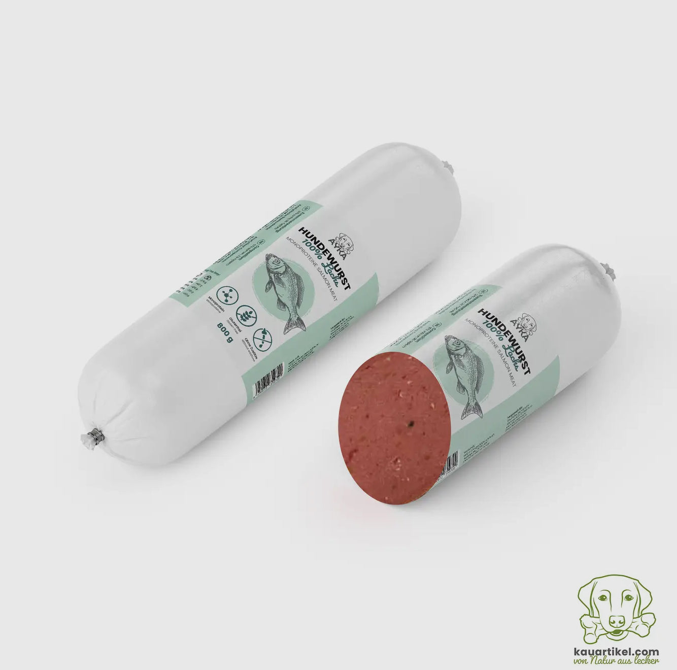 Saucisse pour chien Saumon