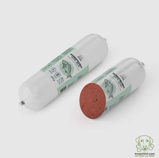 Saucisse pour chien Saumon