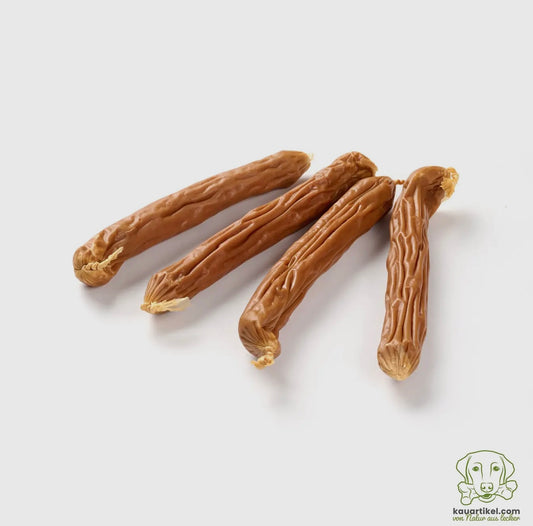 Saucisses de saumon snacks